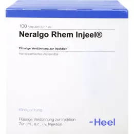 NERALGO Rhem Injeel Fiale, 100 pz