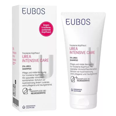 Eubos Shampoo allurea per pelli secche 5%, 200 ml