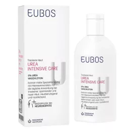 EUBOS TROCKENE Lozione lavante allUrea 5%, 200 ml