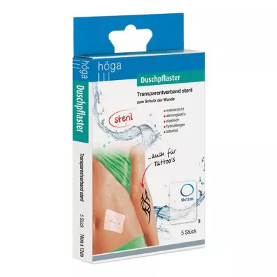 DUSCHPFLASTER Benda trasparente 10x12 cm sterile, 5 pz