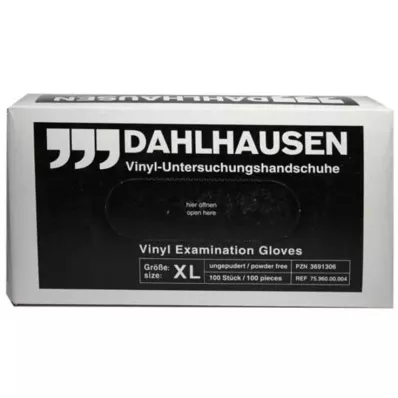 VINYL Guanti non saldati taglia XL, 100 pz