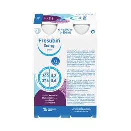 FRESUBIN ENERGY DRINK Bottiglia per frutti di bosco, 4X200 ml