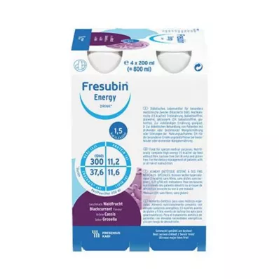 FRESUBIN ENERGY DRINK Bottiglia per bevande ai frutti di bosco 6X4X200 ml