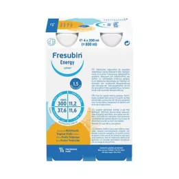 FRESUBIN ENERGY DRINK Bottiglia Multifruit, 4X200 ml