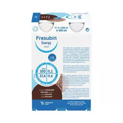 FRESUBIN ENERGY DRINK Bottiglia per bevande al cioccolato 6X4X200 ml