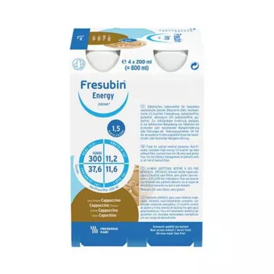 FRESUBIN ENERGY DRINK Bottiglia Cappuccino 6X4X200 ml