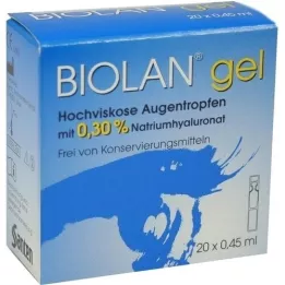 BIOLAN Gel collirio, 20X0,45 ml