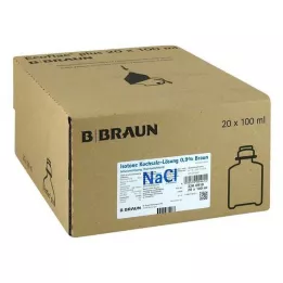 ISOTONE Soluzione salina 0,9% Braun Ecoflac Plus, 20X100 ml
