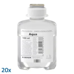 AQUA AD injectabilia Ecoflac Plus Soluzione iniettabile, 20X100 ml