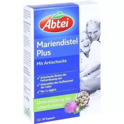 ABTEI Capsule di olio di cardo mariano, 30 capsule