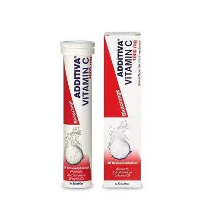 ADDITIVA Compresse effervescenti di vitamina C arancia rossa, 20 pz