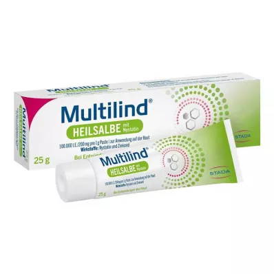 MULTILIND Unguento con nistatina e ossido di zinco, 25 g