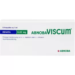 ABNOBAVISCUM Abietis 0,02 mg fiale, 8 pz