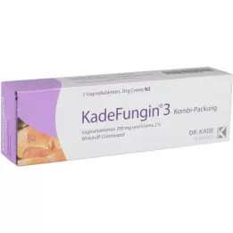 KADEFUNGIN 3 combip.20 g crema+3 compresse vaginali, 1 pz