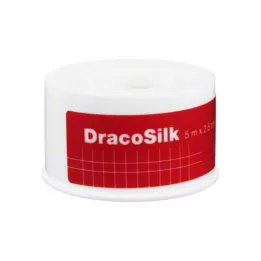 DRACOSILK Rotolo di gesso 2,5 cmx5 m, 1 pz