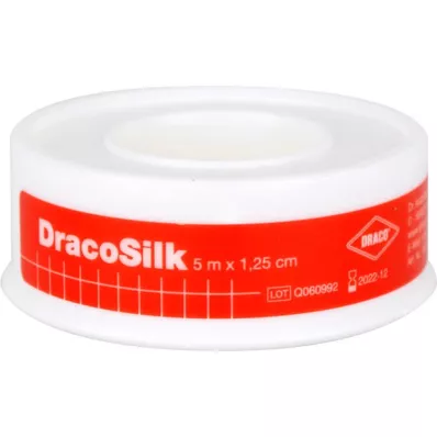 DRACOSILK Rotolo di gesso 1,25 cmx5 m, 1 pz