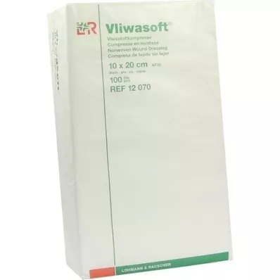 VLIWASOFT Compresse in tessuto non tessuto 10x20 cm non sterili da 4l., 100 pz