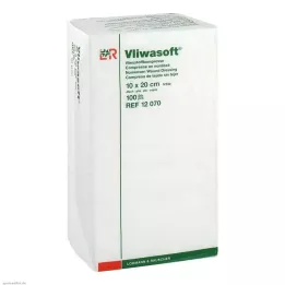 VLIWASOFT Compresse in tessuto non tessuto 10x20 cm non sterili da 4l., 100 pz