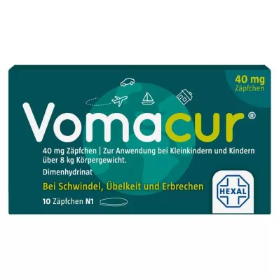 VOMACUR 40 supposte, 10 pezzi VOMACUR 40 supposte, 10 pezzi
