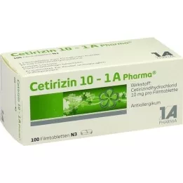 CETIRIZIN 10-1A Compresse rivestite con film Pharma, 100 pz