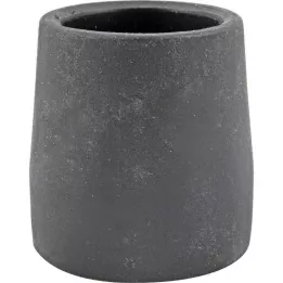 KRÜCKENKAPSEL Inserti in acciaio nero da 28 mm per telai di deambulazione, 1 pz
