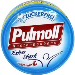 PULMOLL Caramelle extra forti senza zucchero, 50 g