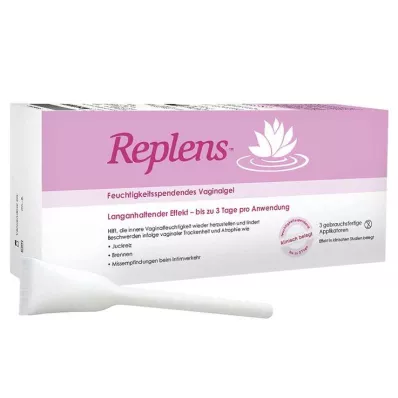 REPLENS Applicatori pre-riempiti di gel vaginale, 3 pz
