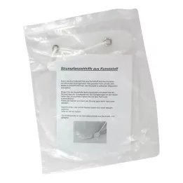 STRUMPFANZIEHHILFE Plastica con cinghia, 1 pz