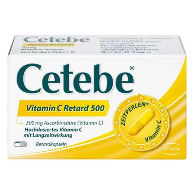 CETEBE Vitamina C capsule a lento rilascio 500 mg, 60 pz CETEBE Vitamina C capsule a lento rilascio 500 mg, 60 pz