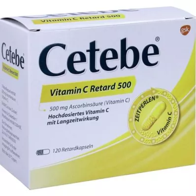 CETEBE Vitamina C capsule a lento rilascio 500 mg, 120 pz