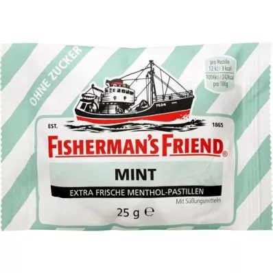 FISHERMANS FRIEND menta senza zucchero in pastiglie, 25 g