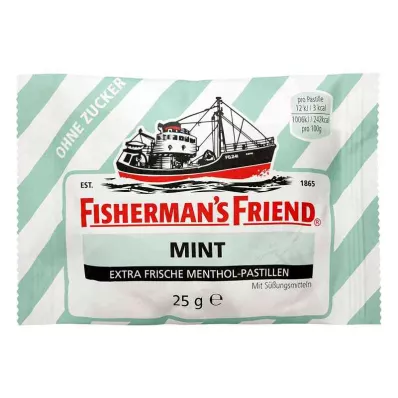 FISHERMANS FRIEND menta senza zucchero in pastiglie, 25 g