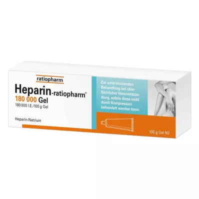 Eparina ratiopharm® 180.000 gel, 100 g