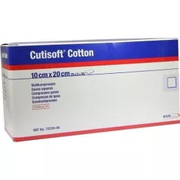 CUTISOFT Cotone Compr.10x20 cm ster.8x, 25X2 St