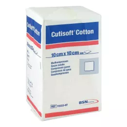 CUTISOFT Cotone Compr.10x10 cm unster.12x, 100 pz
