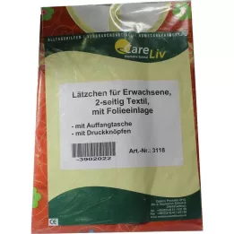 LÄTZCHEN Prolunga con tasca, tex. su 2 lati con bottoni a pressione fol. 1 pz