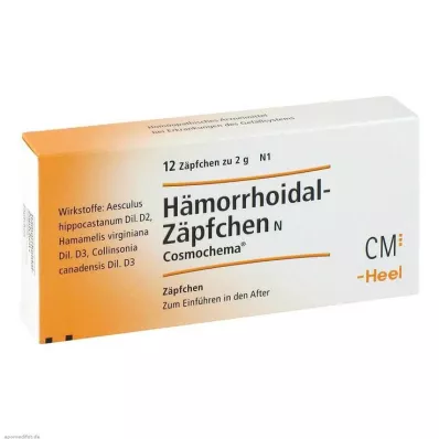 HÄMORRHOIDAL Supposte N Cosmochema, 12 pz HÄMORRHOIDAL Supposte N Cosmochema, 12 pz