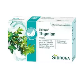 SIDROGA Bustina di filtro per tè al timo, 20X1,6 g
