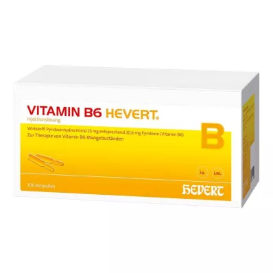 VITAMIN B6 HEVERT Fiale, 100X2 ml