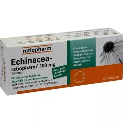 ECHINACEA-RATIOPHARM compresse da 100 mg, 20 pezzi