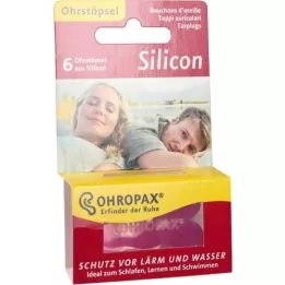 OHROPAX Tappi per orecchie in silicone, 6 pezzi