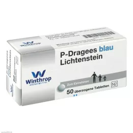 P DRAGEES blu, 50 pz