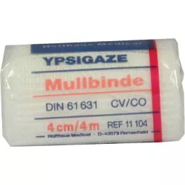YPSIGAZE Benda di garza 4 cmx4 m, 1 pz