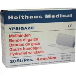 YPSIGAZE Benda di garza 4 cmx4 m, 20 pz