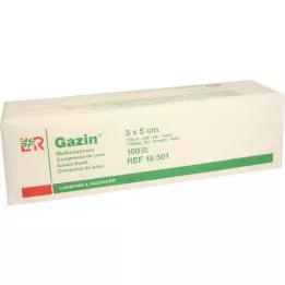 GAZIN Garza comp.5x5 cm non sterile 12x Op, 100 pz