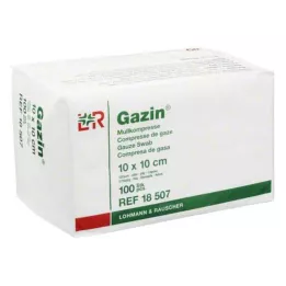GAZIN Garza comp.10x10 cm non sterile 12x op, 100 pz