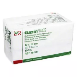 GAZIN Garza comp.10x10 cm non sterile 12x RK, 100 pz