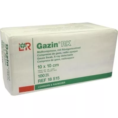 GAZIN Garza comp.10x10 cm non sterile 16x RK, 100 pz