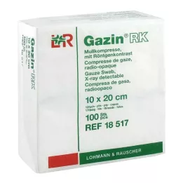GAZIN Garza comp.10x20 cm non sterile 12x RK, 100 pz