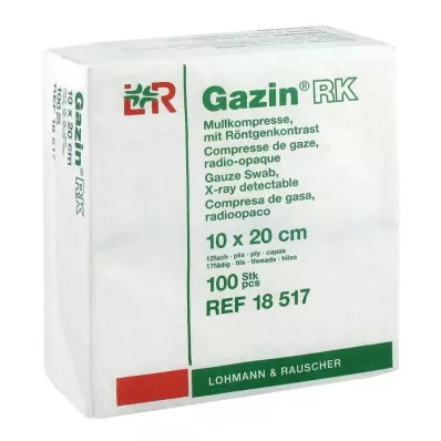 GAZIN Garza comp.10x20 cm non sterile 12x RK, 100 pz GAZIN Garza comp.10x20 cm non sterile 12x RK, 100 pz